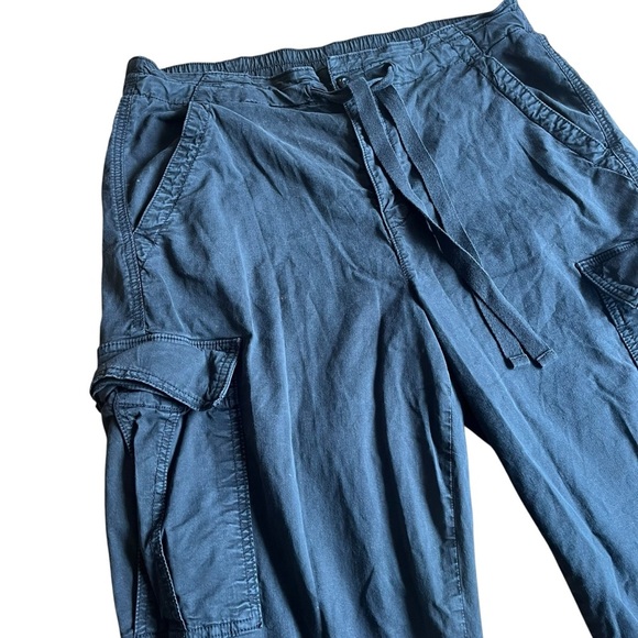 American Eagle Cargo Jogger Pants Women’s Size 14 Black Stretch Utility Pockets - Picture 10 of 10